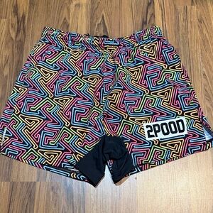 Men's 2POOD Multicolor Patterned Shorts M